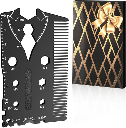 Funny Mens Gifts Multitools Gadgets - Unique Christmas Stocking Stuffers Gift Ideas Suit Style 18 in 1 Small Tools for Men Dad, Cool Boyfriend Husband Gifts for Birthday, Fathers Day, Valentines Day