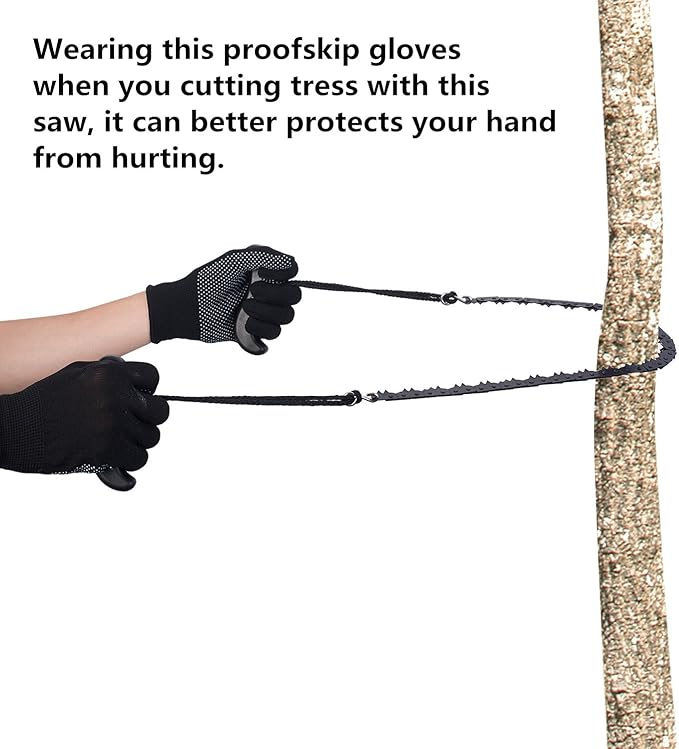 Pocket Chainsaw Paracord Handle Survival Chain Saw Magnesium Fire Starter 32.6 Inches Portable Garden Hand Saw with Sharp Teeth Emergency Outdoor Tool Gear for Camping Hunting Tree Cutting