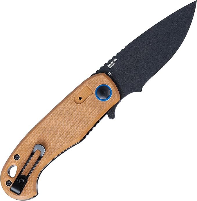 CRKT P.S.D. II EDC Folding Pocket Knife: Everyday Carry Assisted Opening, IKBS Ball Bearing Pivot, Liner Lock, G10 Handle 7910