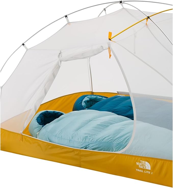 THE NORTH FACE Trail Lite 2 Tent - 2-Person, Khaki Stone/Arrowwood Yellow