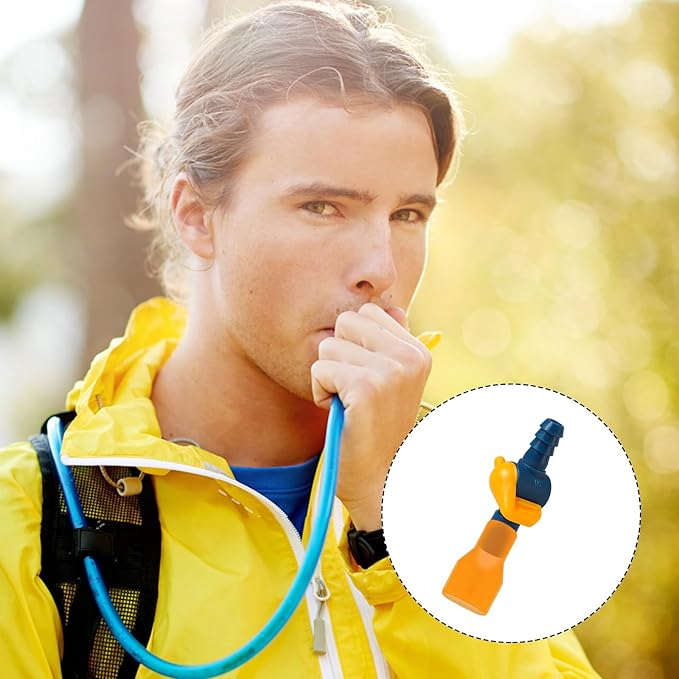 5pcs Bite Valve Replacements for Camelbak, Dust Cover Mouthpiece Hose Connector Replacement Bite Valve Accessories Replacement for Camelbak Hydration Bladder