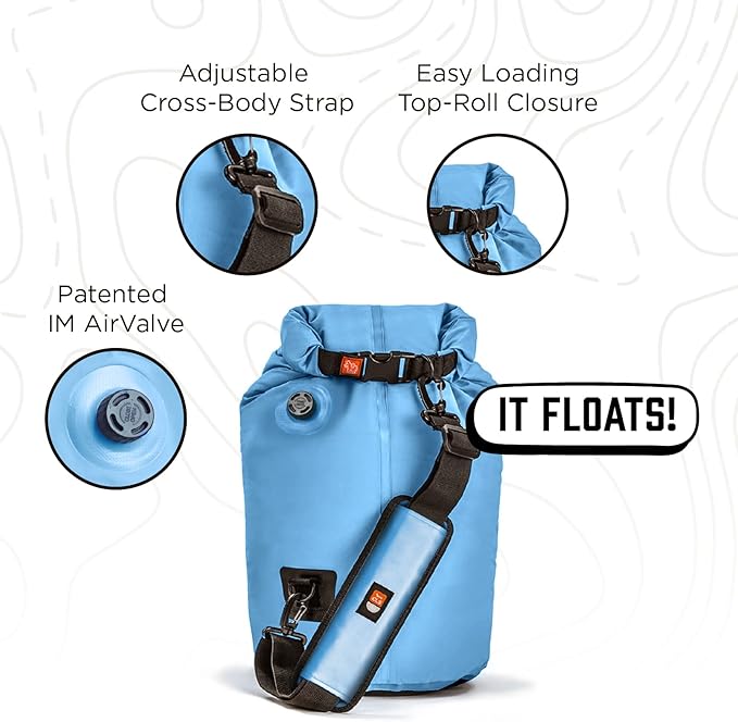 ICEMULE Classic Collapsible Sling Strap Cooler Hands Free, 100% Waterproof, Floats, 24+ Hours Cooling, Soft Sided Cooler for the Beach, Concerts, Traveling, RV-ing, Hiking, Kayaking, Camping & Fishing