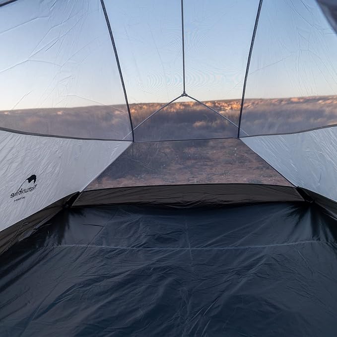 Naturehike Cloud-Up 3 Person Lightweight Backpacking Tent with Footprint - 3 Season Free Standing Dome Camping Hiking Waterproof Backpack Tents