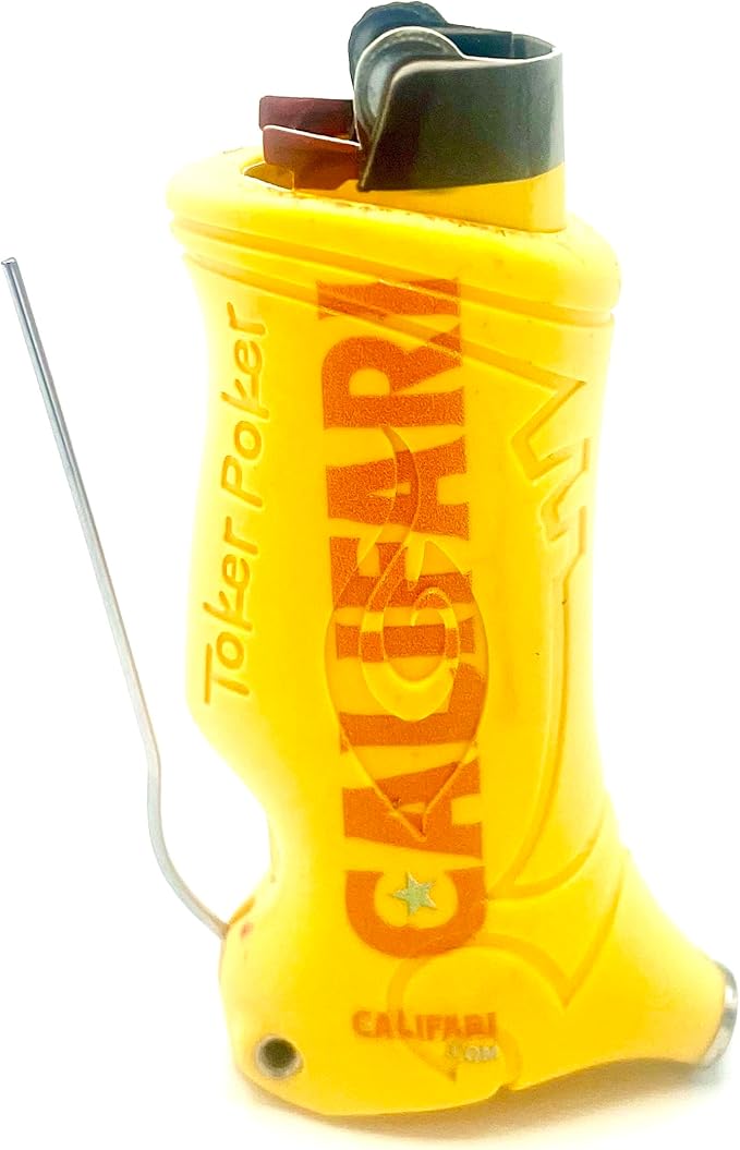 Califari's Toker Poker® - Bic Lighter Sleeve Case Cover Multi Tool, Strain Art Collection, All Inclusive Lighter Holder Tool for Camping Pipe Cleaning & More (Pineapple Express)