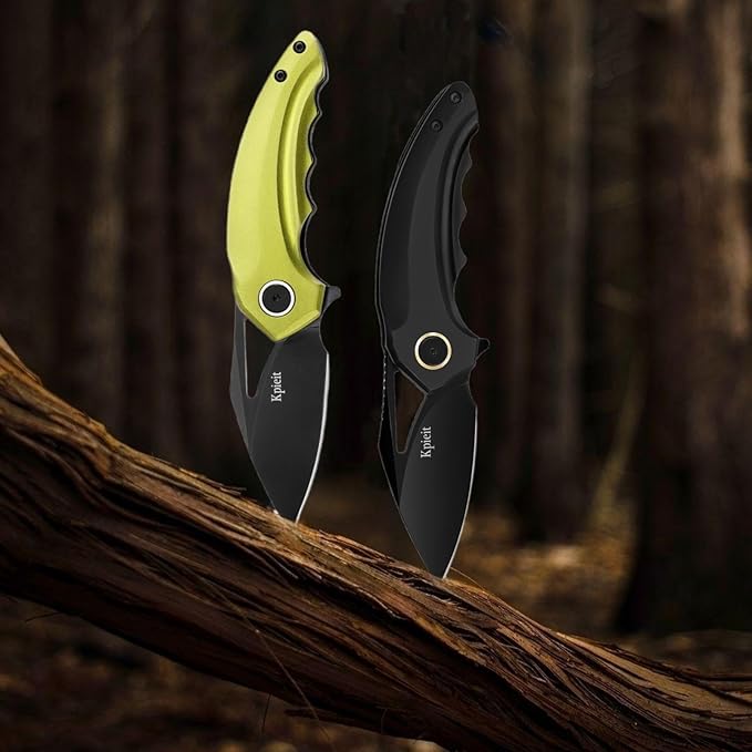 Folding Pocket Knife For Men Women- Stainless Steel, Durability,Compact, Amazingly Convenient Aluminum Handle For Everyday Carry(Oliver)