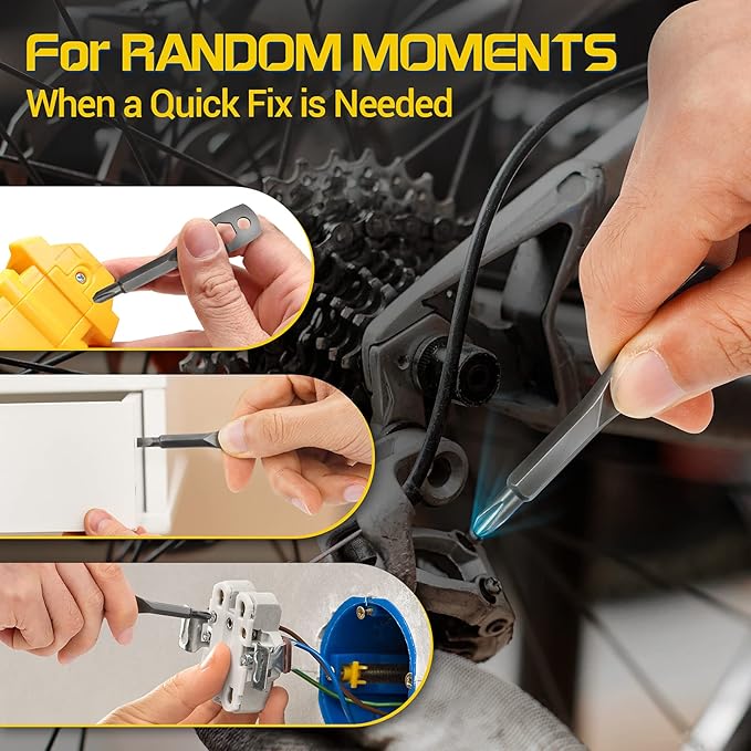 PASTACO Keychain Screwdriver Tool Christmas Gifts for Men, Cool Gadgets Stocking Stuffers for Him Dad Boyfriend Husband