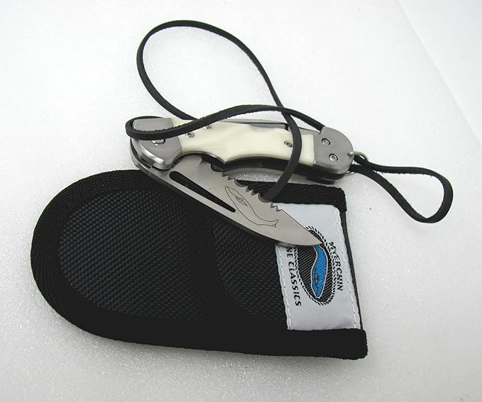 Tested at Sea AF377P Generation 2 Bone Handle Crew Professsional Deckhand Rigging Knife