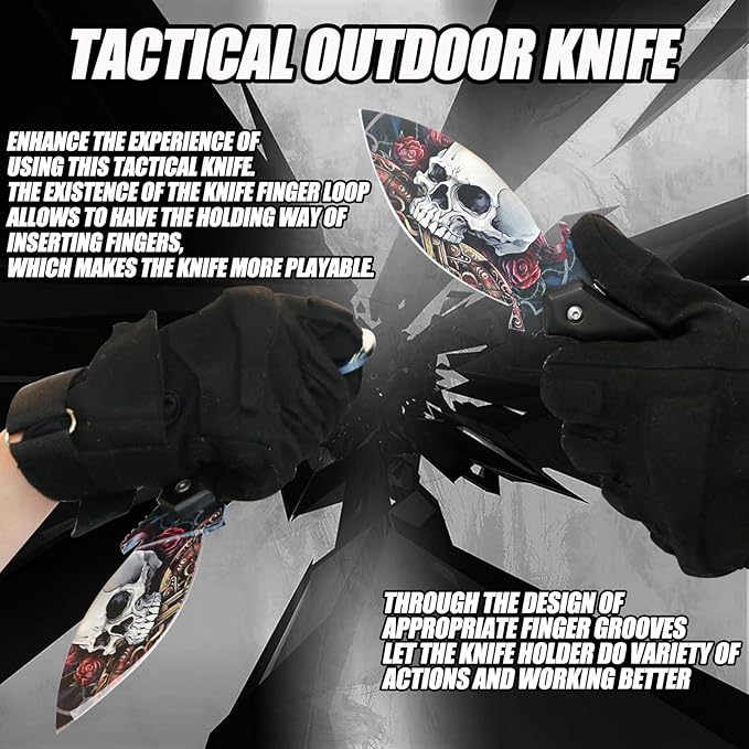 Fixed Blade, 8.7” Full Tang Tactical Knife with Leather Sheath, Ebony Wood Handle, Outdoor Survival, Camping, Hunting, 2024 Gift for man and women, SRB-C