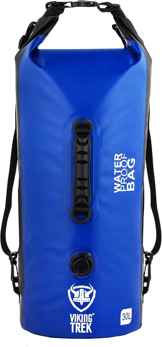 Waterproof Dry Bag - Dry Sack with Clipped Roll Top - Dry Compression - Keep Gear Safe & Dry for Camping, Boating, Tubing, Kayaking, Canoe, Rafting, Hiking, Sailing, Fishing, Scuba, etc.