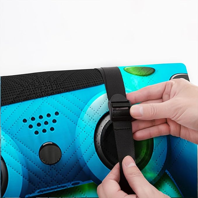 Outdoor Picnic Blanket Portable Ultrasonic Waterproof Picnic Mat Green Gamepad Printed Camping Beach Mat for Sand and Wet Grass Hiking (Green Gamepad L)