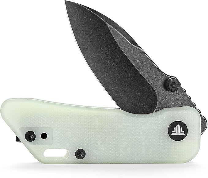 Folding EDC Knife for Men, Camping Pocket Knife with Clip，2.32" 14C28N Steel Blade，G10 Handle，Bootes-03B