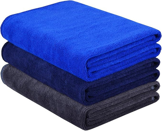 Gyms Towels for Men & Women Microfiber Exercise Fitness Home Absorbent Sweat Yoga Towels Sports Towels Soft Fast Drying 16inch x32inch 3-pack
