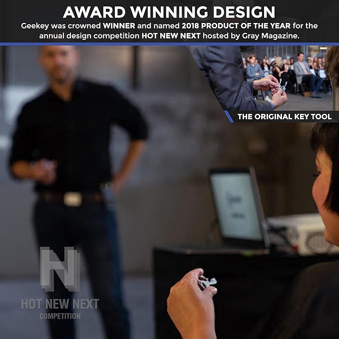 Multi-tool | Original Key Shaped Pocket Tool | Stainless Steel Keychain Utility Gadget | 16+ Tools | TSA Safe Multitool | Gift for Men, Women, Valentine's, Groomsmen, Birthday, Father