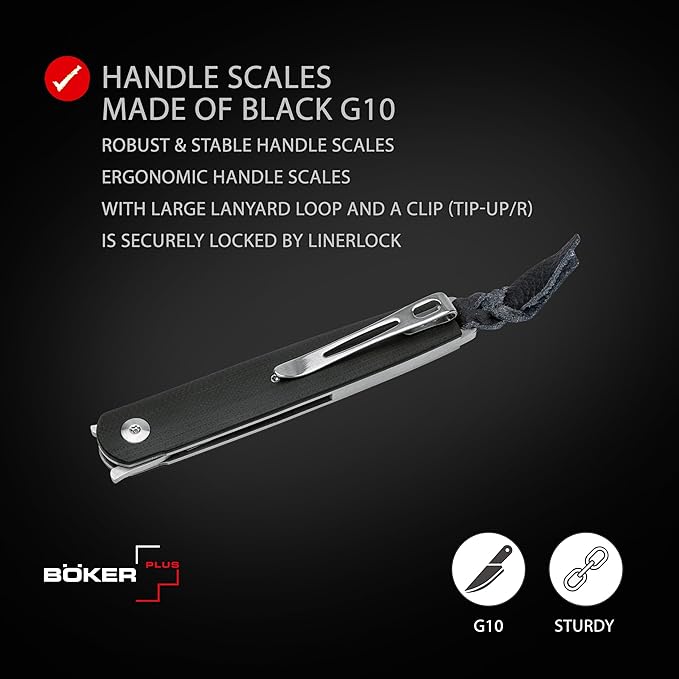 Boker 01BO078 LRF Linerlock Black