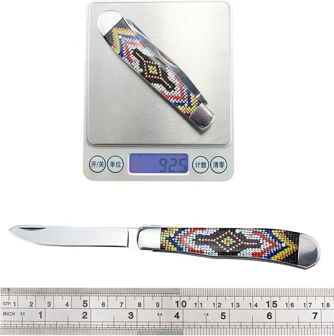 ALBATROSS Traditional Stainless steel Folding Pocket Knives with 2 Blades, FK060 (Multi)