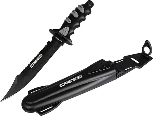 Cressi Giant Knife, Black/Silver