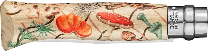 Opinel No. 08 Limited Edition NATURE Series Folding Knife, Artist Designed Handles, Serialized Blade, Gift Boxed, Made in France (González)