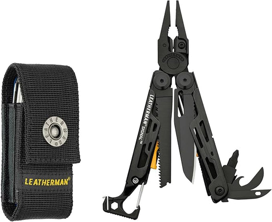 LEATHERMAN, Signal, 19-in-1 Multi-tool for Outdoors, Camping, Hiking, Fishing, Survival, Durable & Lightweight EDC, Made in the USA, Black