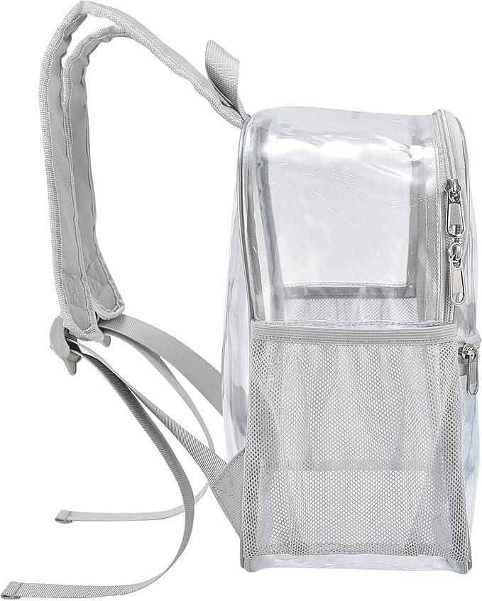 USPECLARE Clear Backpack for Stadium Approved 12×6×12, Water proof Clear Bag for Stadium Events and Concert Work Sport Event
