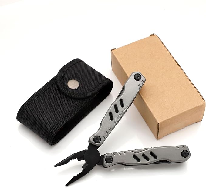 All In One Tool Multi-tool 13-in-1 Multitool Needle Nose Plier, Stripper, Bottle Opener,Can Lifter,Trumpet Screwdriver,Cross Screwdriver For Outdoor, Survival, Camping, Hunting and Hiking