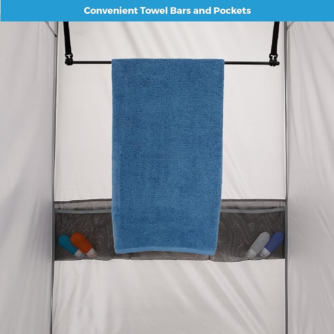 CORE Instant Camping Utility Shower Tent with Changing Privacy Room