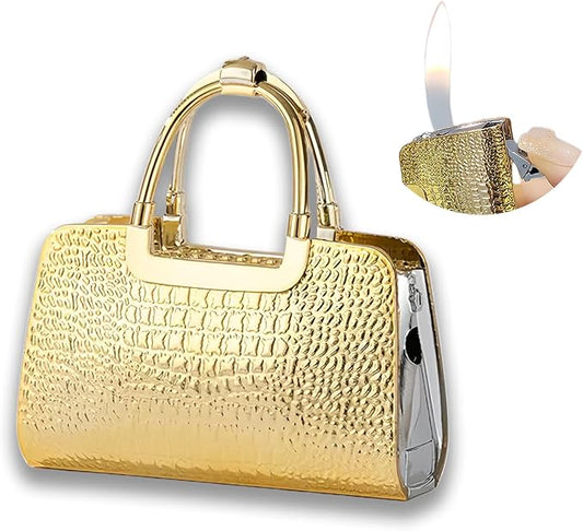 Cute Pretty Lighter Butane, Soft Flame Lighter Fashion Nice Lighter, Unique for Women Candles Gift Camping BBQ (No Butane Fule) (07#)