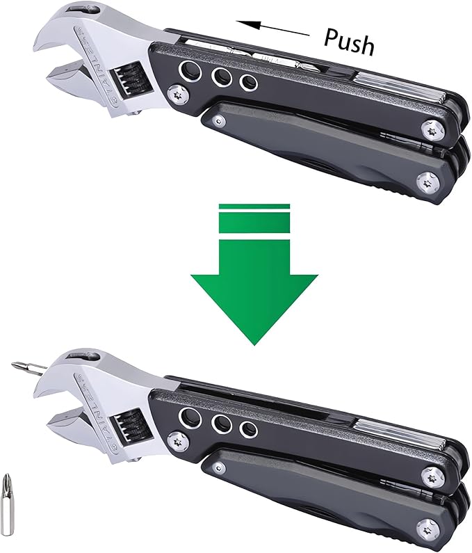 Multi-Function Tool, 10 In 1 Portable Wrench Folding Tool, Pocket Multi-Function Pliers, Durable Stainless Steel Outdoor Tool, Suitable For Outdoor And Camping