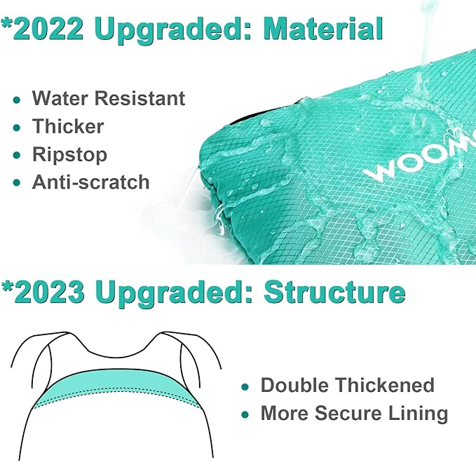 WOOMADA 17L Ultra Lightweight Packable Durable Waterproof Travel Hiking Backpack Daypack for Men Women Kids