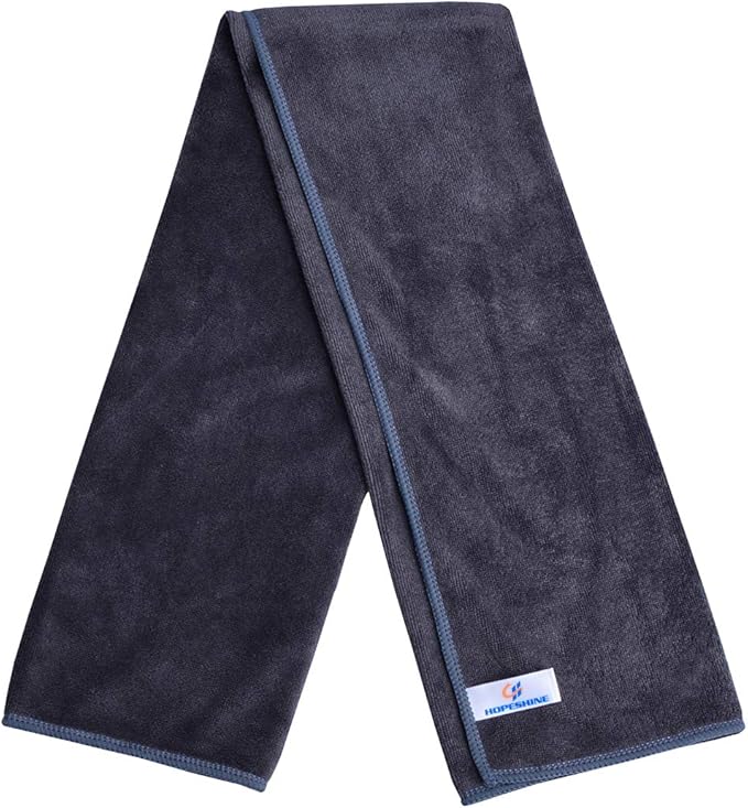 Home Gym Towel for Sweat Men Women Microfiber Yoga Towels Sports Towel Set Quick Dry Exercise Cycling Travel Camping Towel Fast Drying 2-Pack (Grey+Army Green 2-Pack)