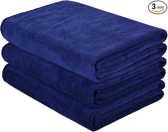 Gyms Towels for Men & Women Microfiber Exercise Fitness Home Absorbent Sweat Yoga Towels Sports Towels Soft Fast Drying 16inch x32inch 3-pack