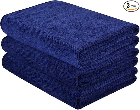 Gyms Towels for Men & Women Microfiber Exercise Fitness Home Absorbent Sweat Yoga Towels Sports Towels Soft Fast Drying 16inch x32inch 3-pack