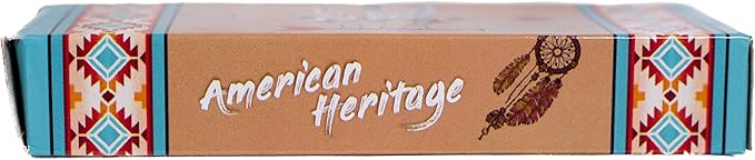 Folding Pocket Knife, 5 inch Stainless Steel Blade Pocket Knife With Buffalo Skeleton with Dreamcatchers on Horn Imprinted|American Heritage Collection| With Pocketclip For Camping, Fishing, Hiking, Gifts For Father, Husband