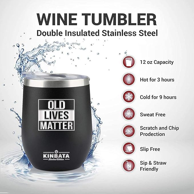 Birthday Gifts for Dad-Fathers Day Best Gifts for Dad from Daughter,Wife,son Gifts for Men Who Wants Nothing Best Presents for Dad 12OZ Black Old