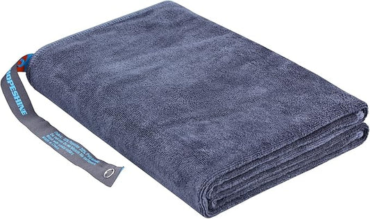 Gym Towels for Men 20inch X 40inch Women Sweat Large Working Out Microfiber Sports Fast Drying Absorbent Compact Camping, Hiking, Backpacking, Yoga, Travel, Exercise Grey