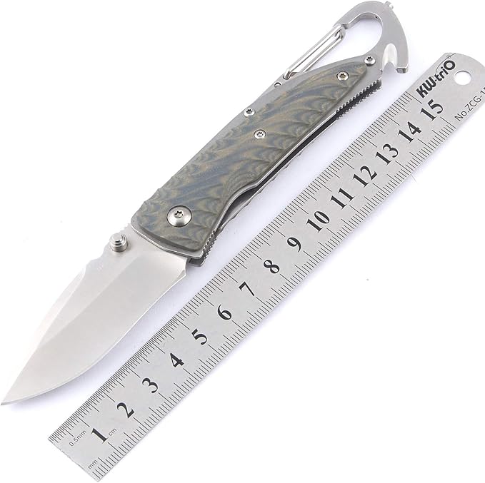 Sanrenmu 7053LUC - GVP G10 Handle Folding Knife with Liner Lock