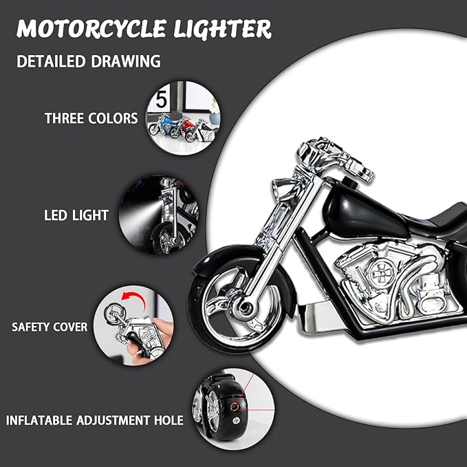 Funny Mini Car Lighter, Refillable Torch Lighter, Unique Gifts for Men Candle Lighter Camping Hiking Accessories Gear(No Butane Fuel) (#5)