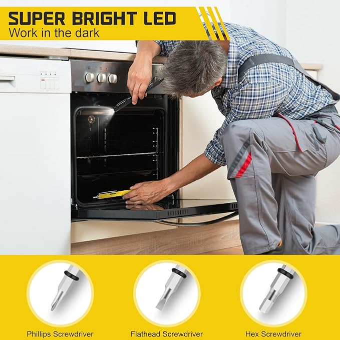 Father's Day Gifts from Daughter Son Wife, 9 in 1 Multitool Pen, Gifts for Men Who Have Everything, Unique Gifts for Dad from Daughter Son, Dad Gifts for Him, Husband, Grandpa, Boyfriend - Y&B