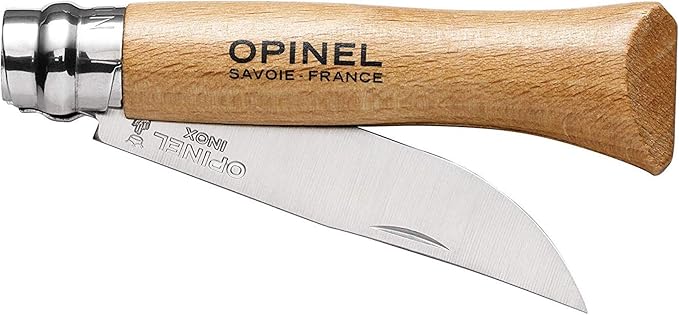 Opinel No.08 Stainless Steel Folding Knife with Sheath