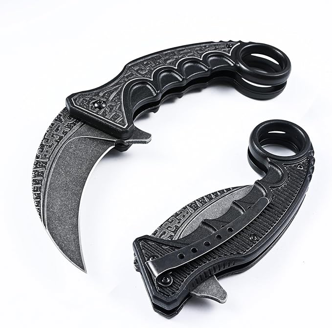 Pocket Knife for Men, Outdoor Camping Portable Knife, EDC Tactical Folding Survival Knife