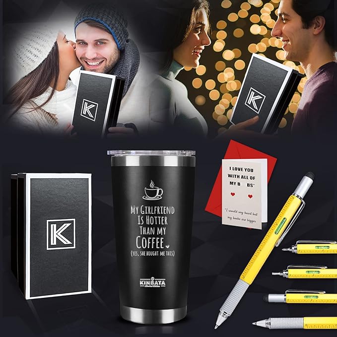 Birthday Gifts for Boyfriend-Fathers Day Unique Gifts for Him Anniversary Sets Gifts for Men, UniqueMen Presents from Girlfriend29