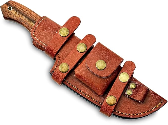 Poshland TR-178 Custom Handmade D2 Steel 12 Inches Tracker Knife (D2/Wood)