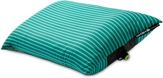 NEMO Fillo Elite Ultralight Pillow | Inflatable Backpacking Pillow for Travel, Backpacking, and Camping, Sapphire Stripe