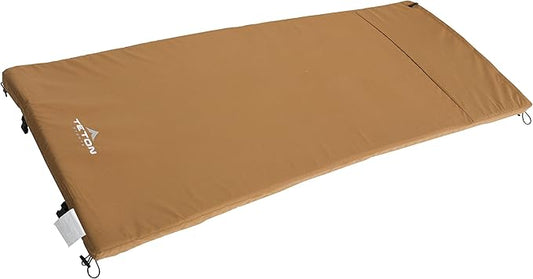 TETON Sports Canvas Camp Pad, Sleeping Pad for Car Camping, Brown