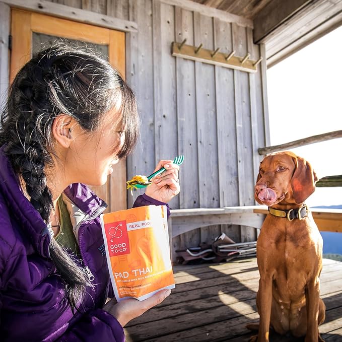 GOOD TO-GO Pad Thai | Camping Food, Backpacking Food (Double Serving) | Just Add Water Meals, Backpacking Meals | Dehydrated Meals Taste Better Than Freeze Dried Meals