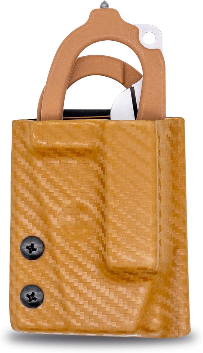 Clip & Carry Kydex Multitool Sheath for LEATHERMAN Raptor Trauma Shears - Made in USA (Multi-Tool not Included) EDC Multi Tool Sheath Holder Holster Cover