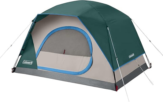 Coleman Skydome Tent with 5 Minute Setup,Weatherproof Tent with Rainfly & Carry Bag, 20% More Headroom Than Traditional Canopies