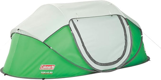 Coleman Pop-Up Instant Tent Sets Up in 10 Seconds, Portable & Lightweight 2/4 Person Tent with Adjustable Rainfly