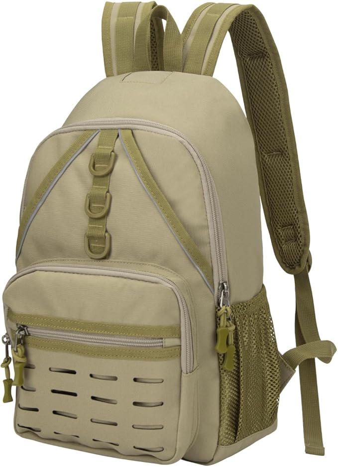Mini Small Tactical Backpack MOLLE Daypack Gear Pack Camping Bag ,Small Hydration Pack Outdoor Water Bladder Carrier Pack