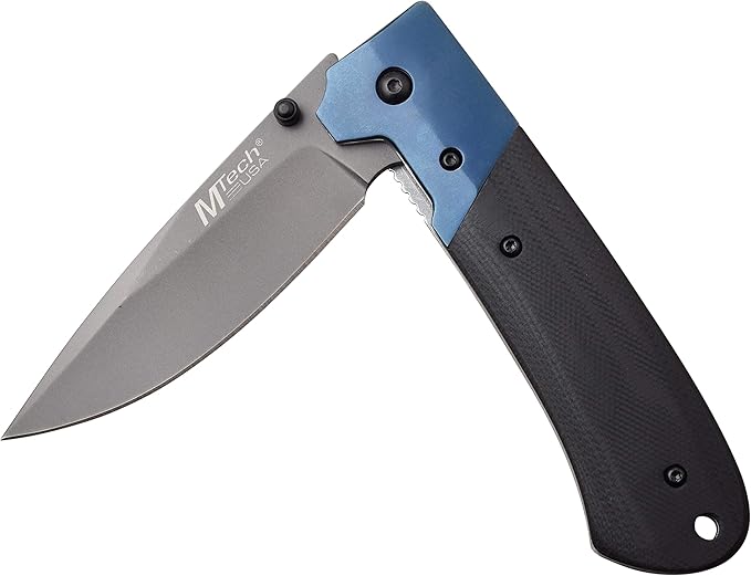 MTECH USA MT-1067BL Manual Folding Knife,Blue