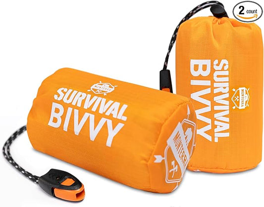 Emergency Survival Bivvy, Sleeping Bag, Hiking Essentials, Bivy Sack, Outdoor Gear and Equipment, Camping Accessories.